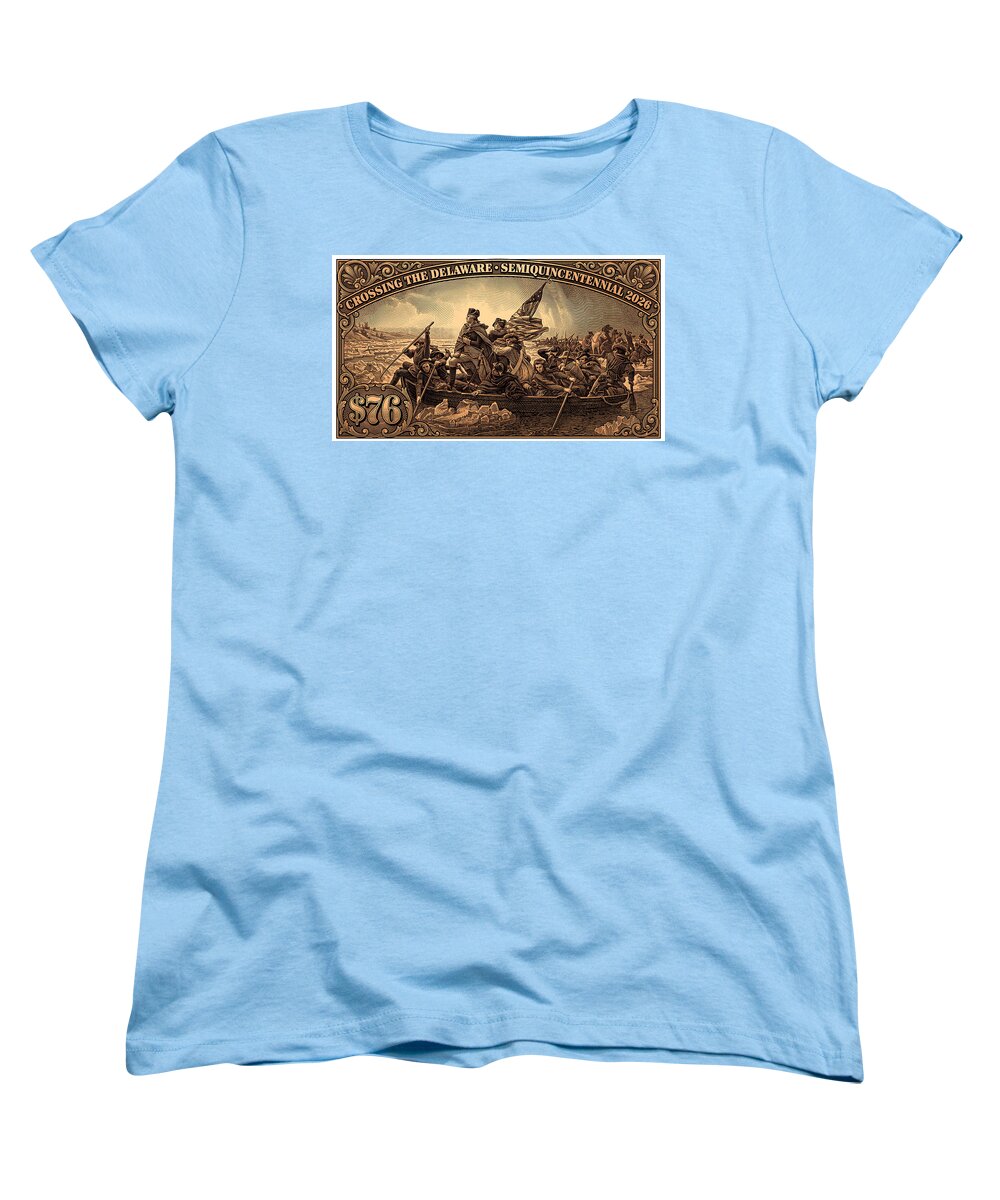 Crossing the Delaware $76 bronze - Women's T-Shirt (Standard Fit)