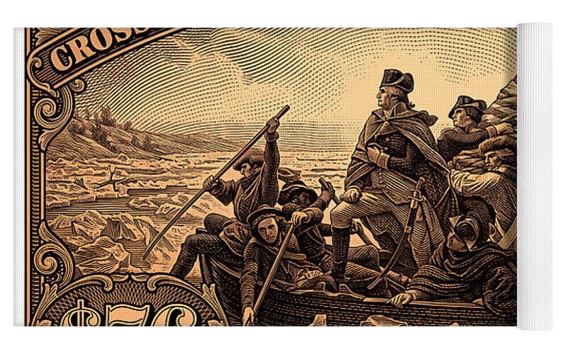 Crossing the Delaware $76 bronze - Yoga Mat