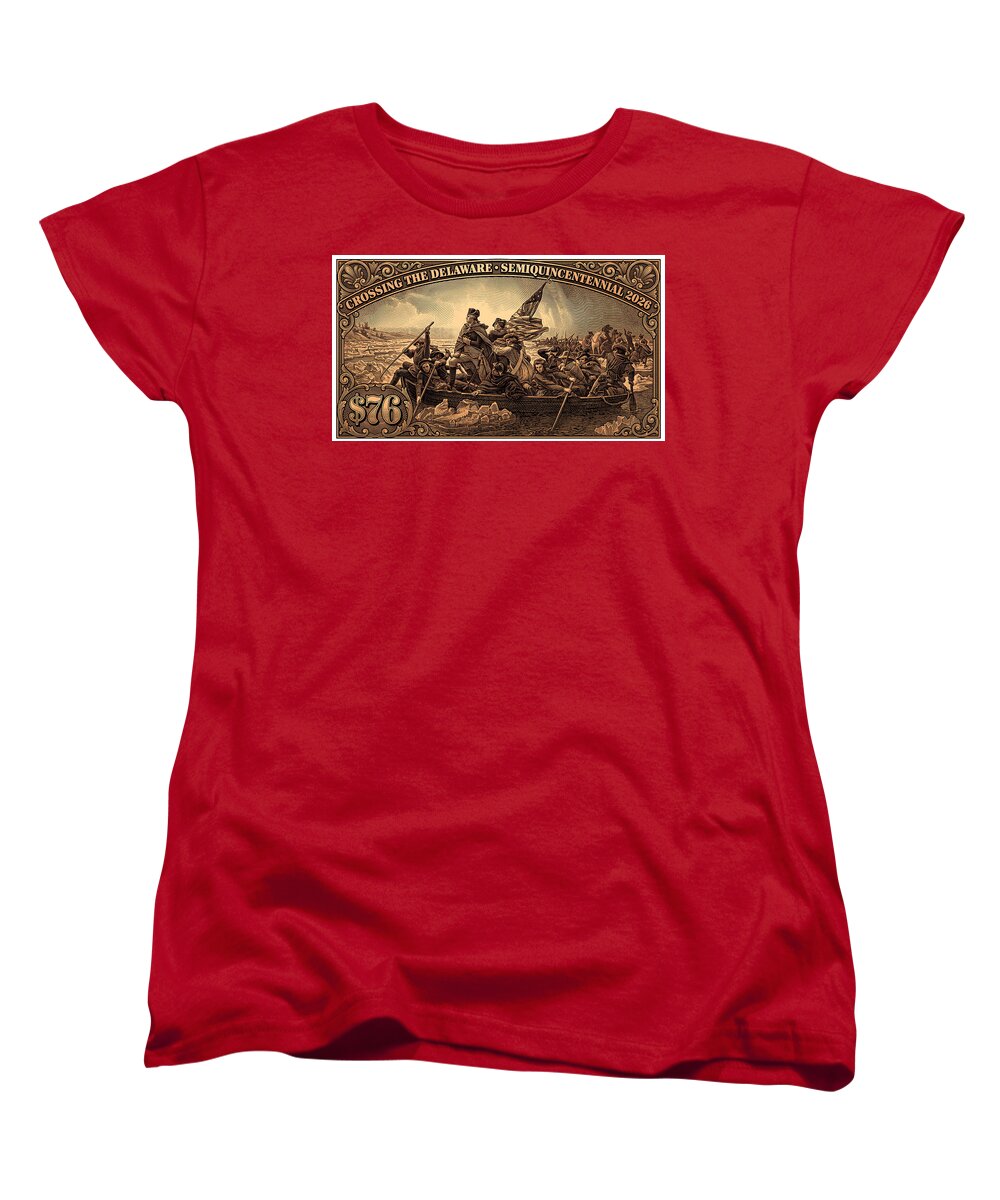 Crossing the Delaware $76 bronze - Women's T-Shirt (Standard Fit)