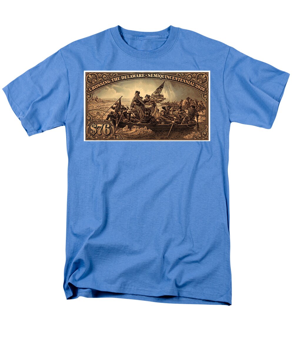 Crossing the Delaware $76 bronze - Men's T-Shirt  (Regular Fit)
