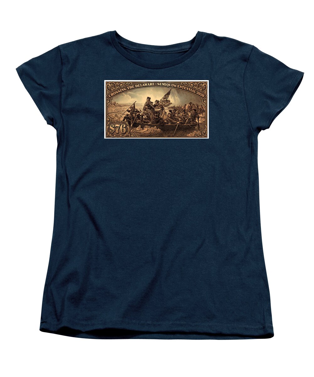 Crossing the Delaware $76 bronze - Women's T-Shirt (Standard Fit)