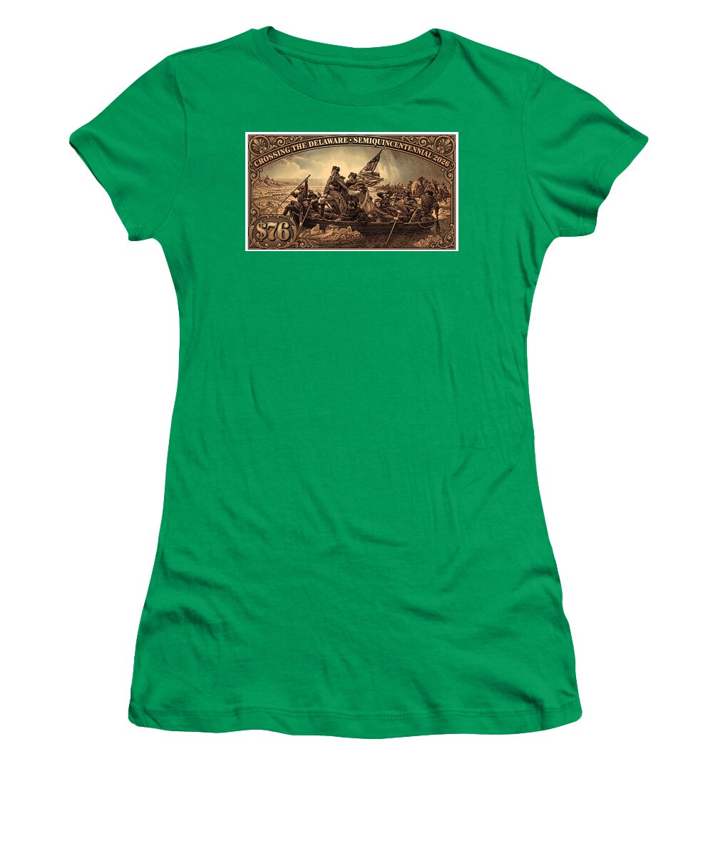 Crossing the Delaware $76 bronze - Women's T-Shirt