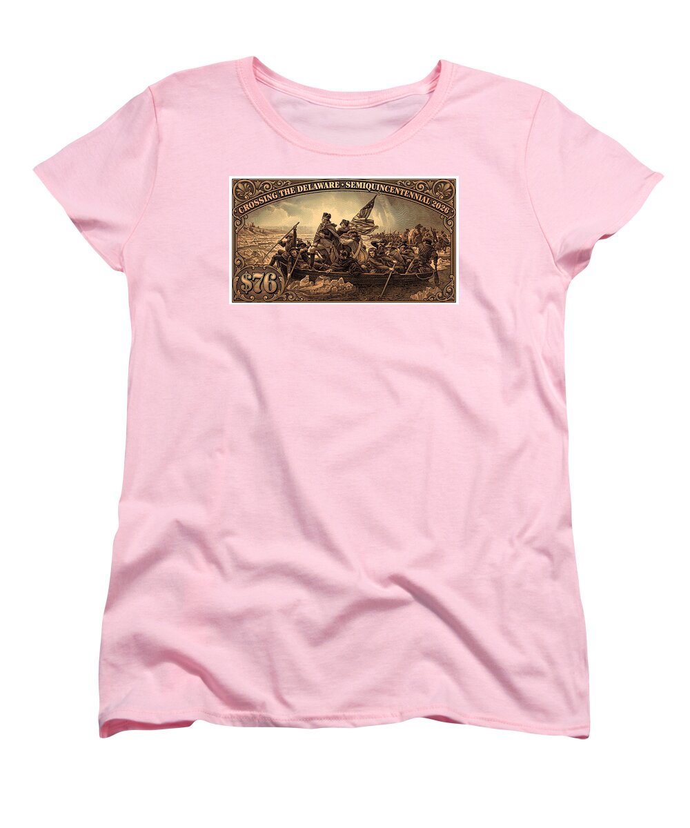 Crossing the Delaware $76 bronze - Women's T-Shirt (Standard Fit)