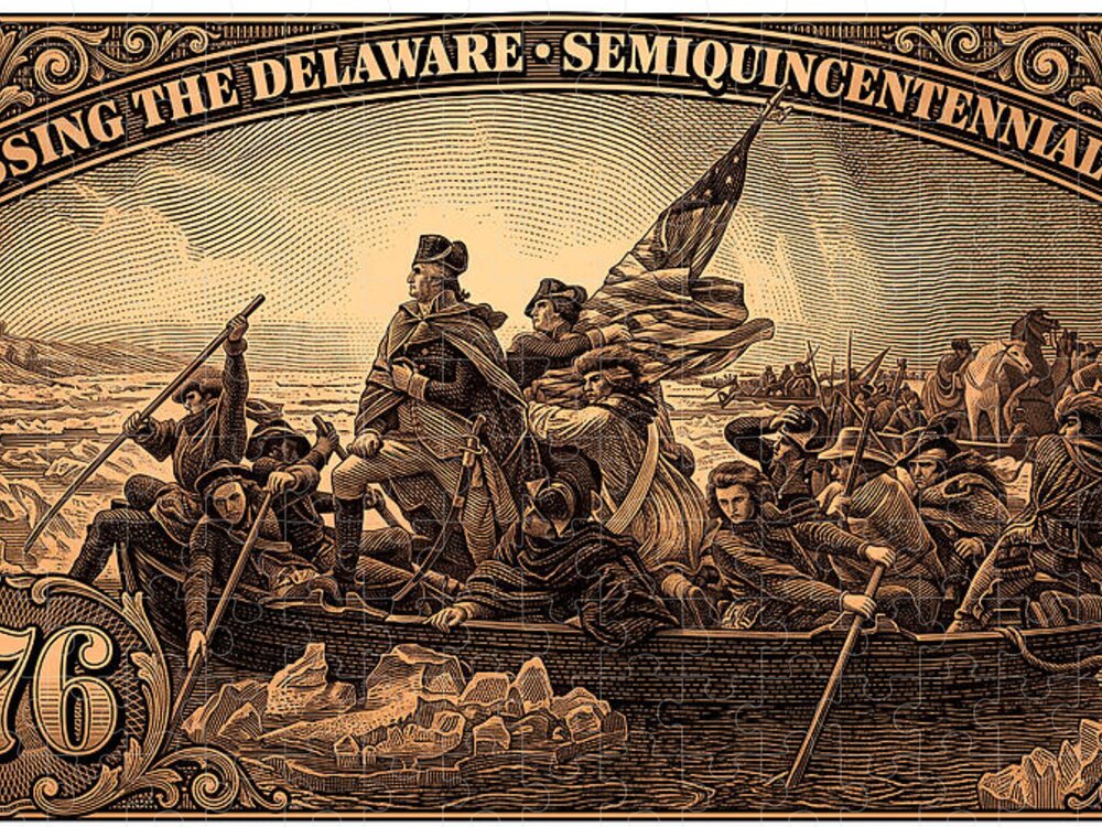 Crossing the Delaware $76 bronze - Puzzle