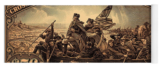 Crossing the Delaware $76 bronze - Yoga Mat