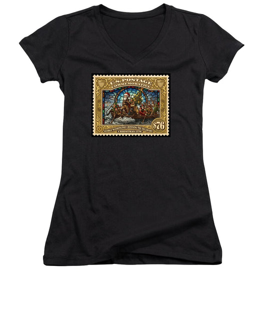 Crossing the Delaware $76 - Women's V-Neck