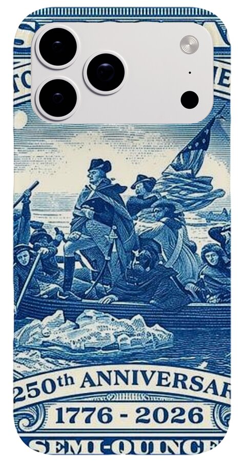 Crossing the Delaware Stamp - Phone Case