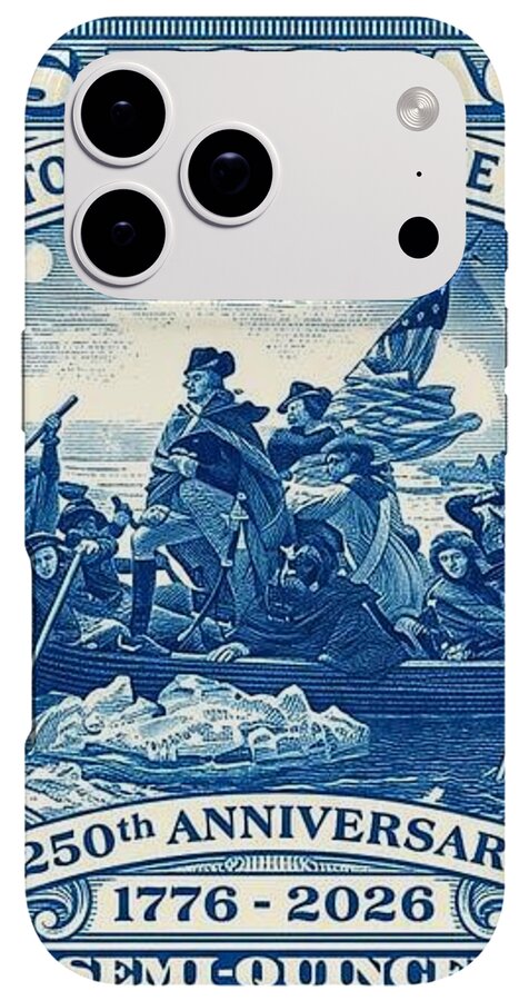 Crossing the Delaware Stamp - Phone Case