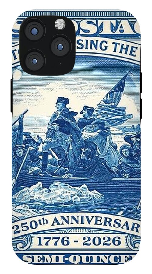 Crossing the Delaware Stamp - Phone Case
