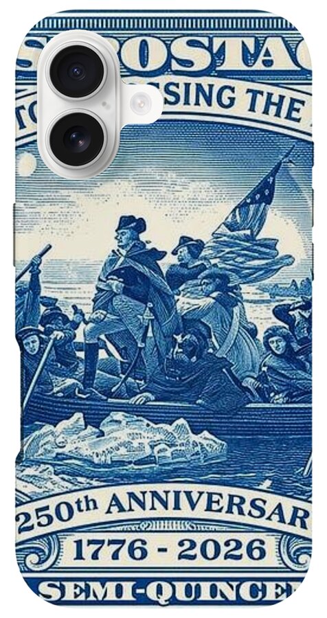 Crossing the Delaware Stamp - Phone Case