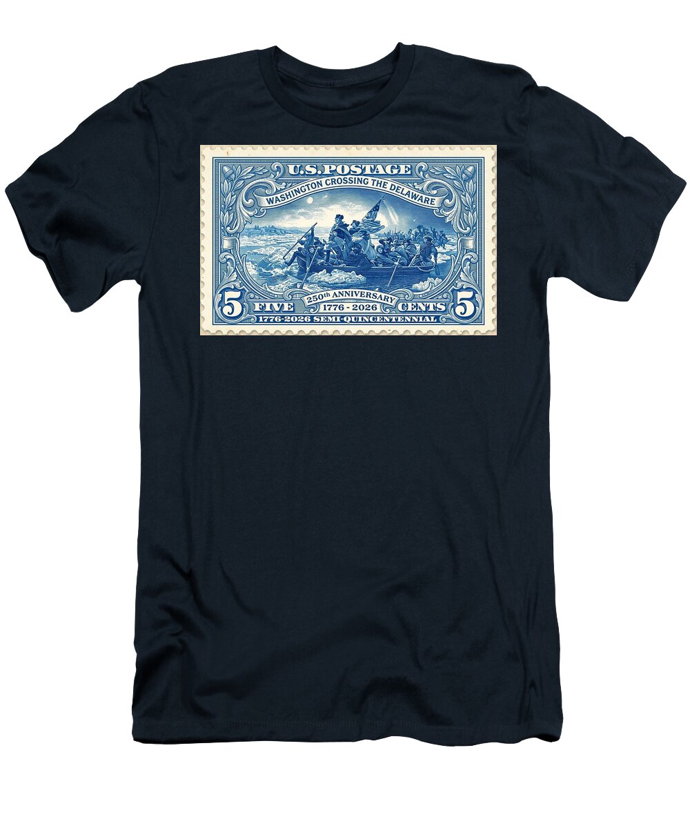 Crossing the Delaware Stamp - T-Shirt