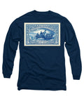 Crossing the Delaware Stamp - Long Sleeve T-Shirt