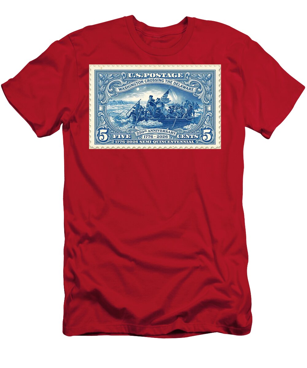 Crossing the Delaware Stamp - T-Shirt