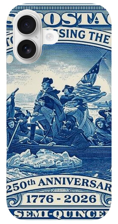 Crossing the Delaware Stamp - Phone Case