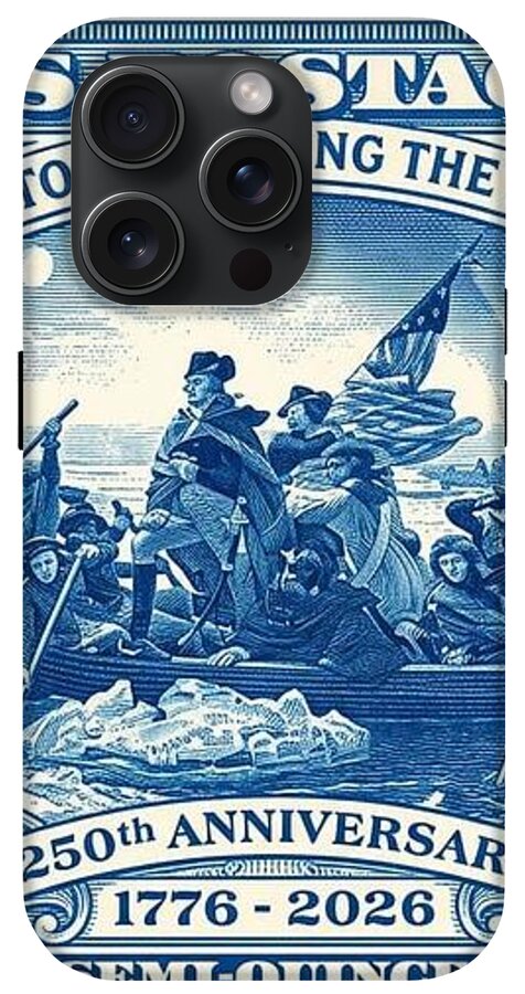 Crossing the Delaware Stamp - Phone Case