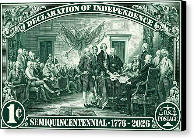 Declaration 1c - Canvas Print