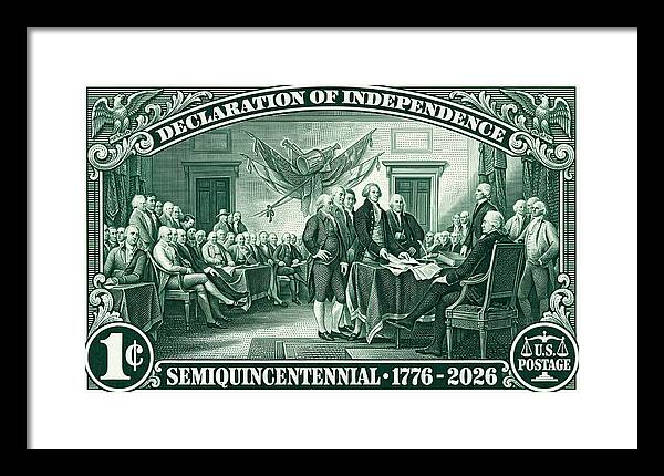 Declaration 1c - Framed Print