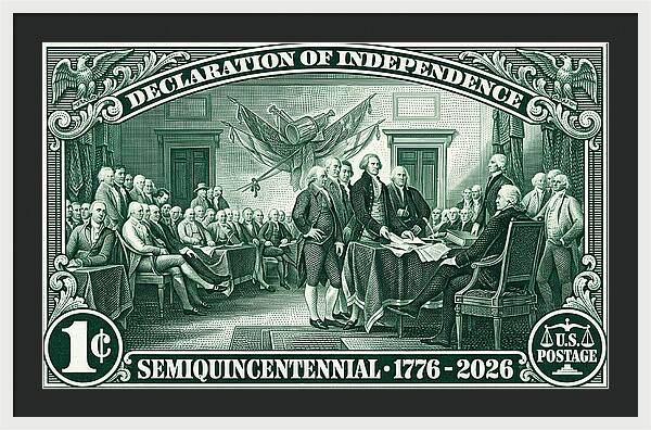 Declaration 1c - Framed Print