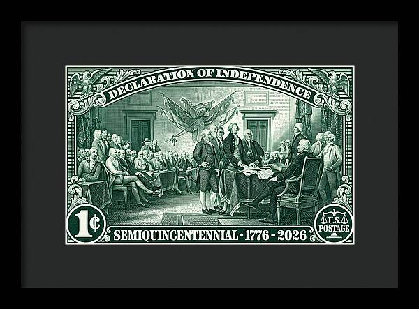 Declaration 1c - Framed Print