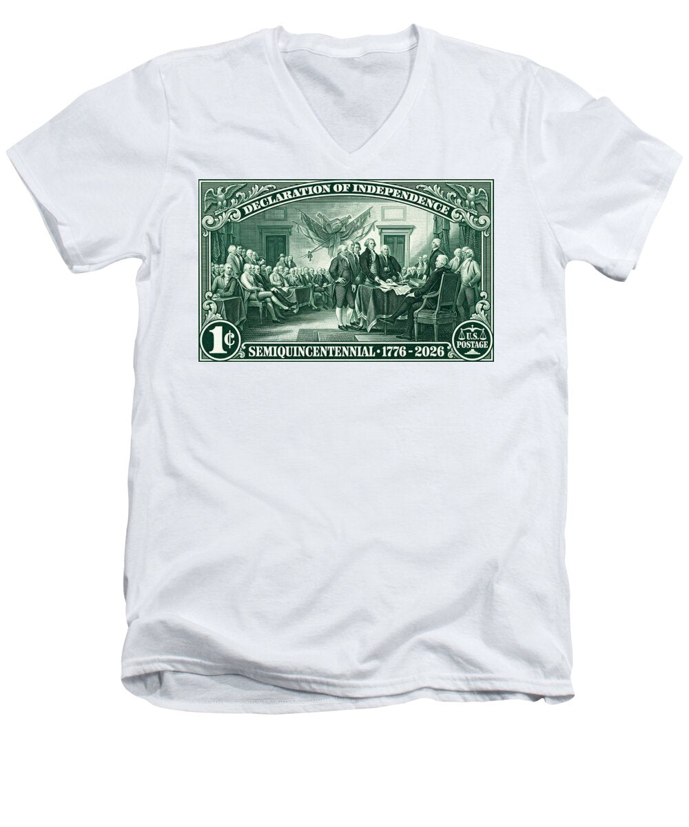 Declaration 1c - Men's V-Neck T-Shirt
