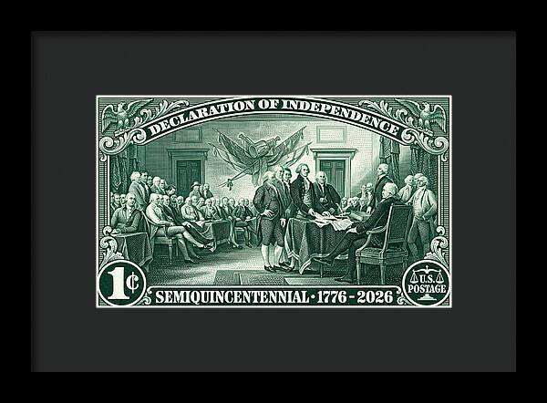 Declaration 1c - Framed Print