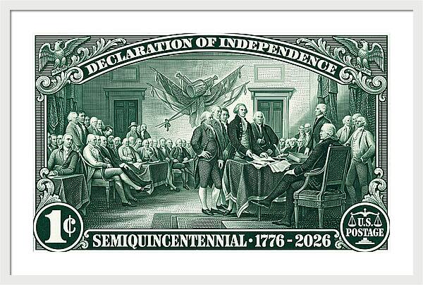 Declaration 1c - Framed Print