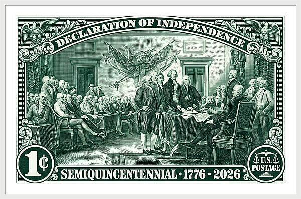 Declaration 1c - Framed Print