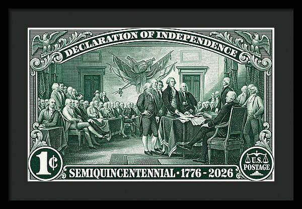 Declaration 1c - Framed Print