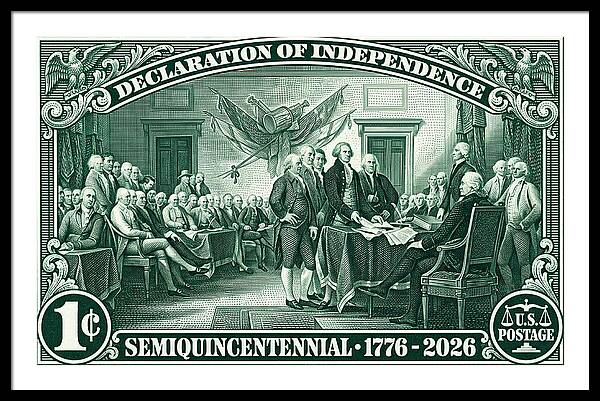 Declaration 1c - Framed Print