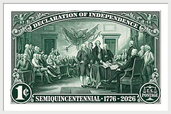 Declaration 1c - Framed Print