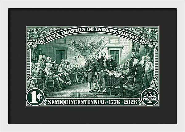 Declaration 1c - Framed Print
