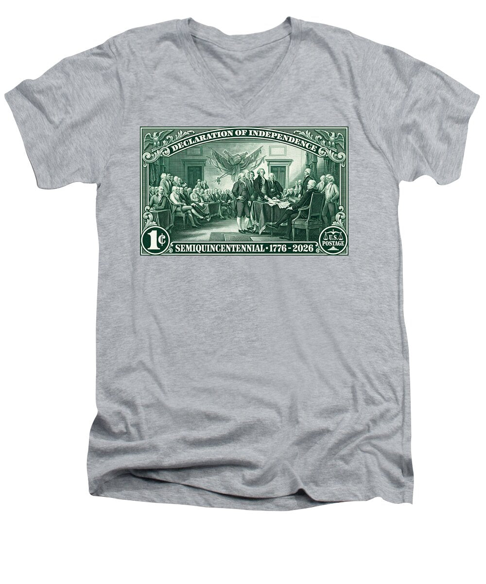 Declaration 1c - Men's V-Neck T-Shirt