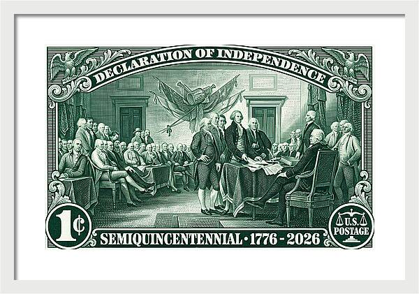 Declaration 1c - Framed Print