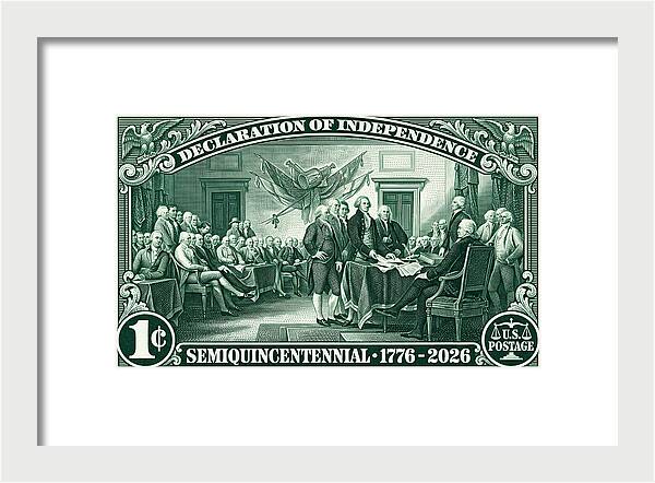 Declaration 1c - Framed Print
