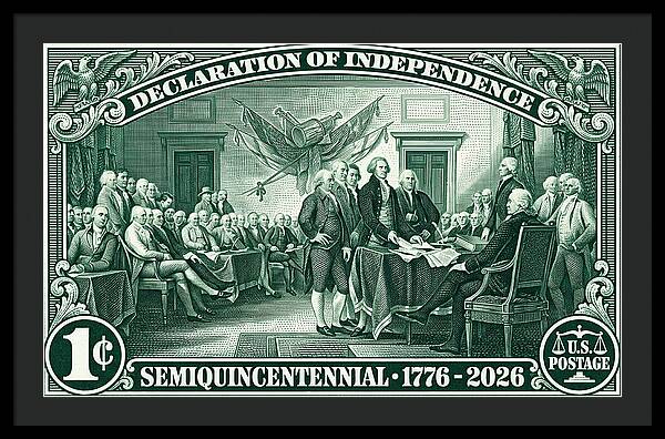 Declaration 1c - Framed Print