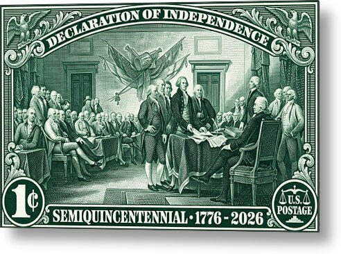 Declaration 1c - Metal Print
