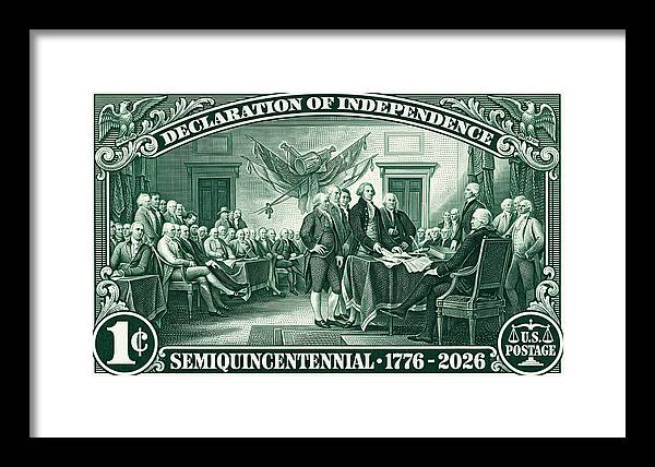 Declaration 1c - Framed Print