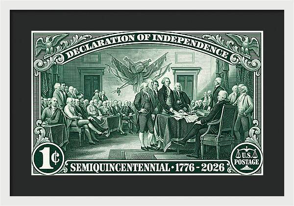 Declaration 1c - Framed Print