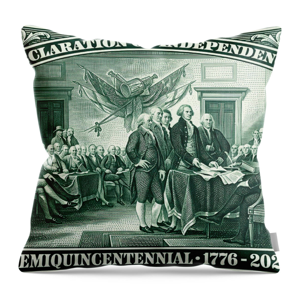 Declaration 1c - Throw Pillow