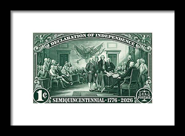 Declaration 1c - Framed Print