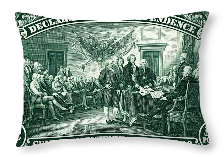 Declaration 1c - Throw Pillow