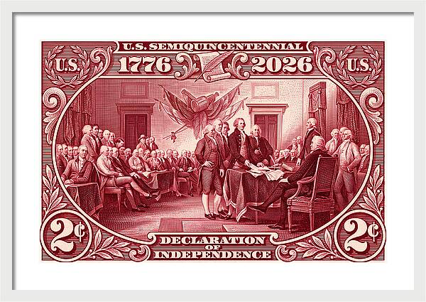 Declaration 2c - Framed Print