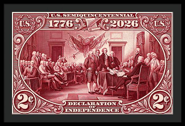 Declaration 2c - Framed Print