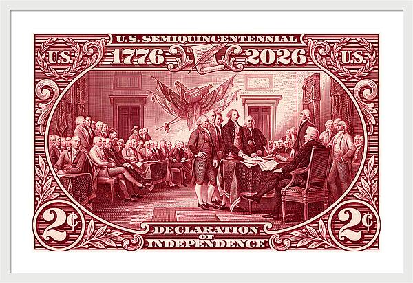 Declaration 2c - Framed Print