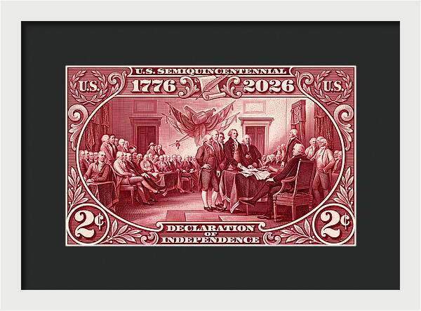 Declaration 2c - Framed Print