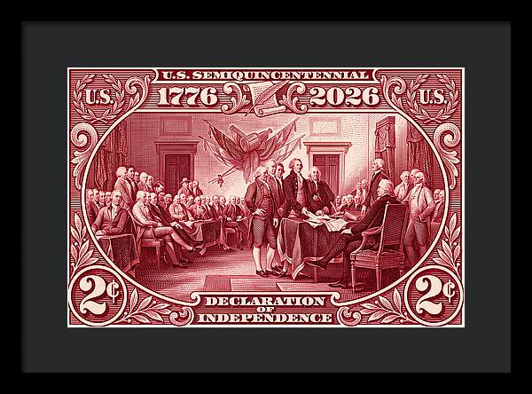 Declaration 2c - Framed Print