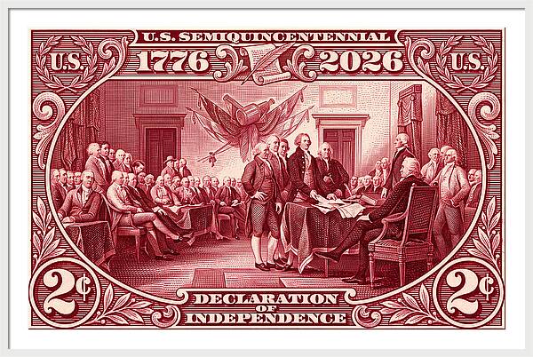 Declaration 2c - Framed Print