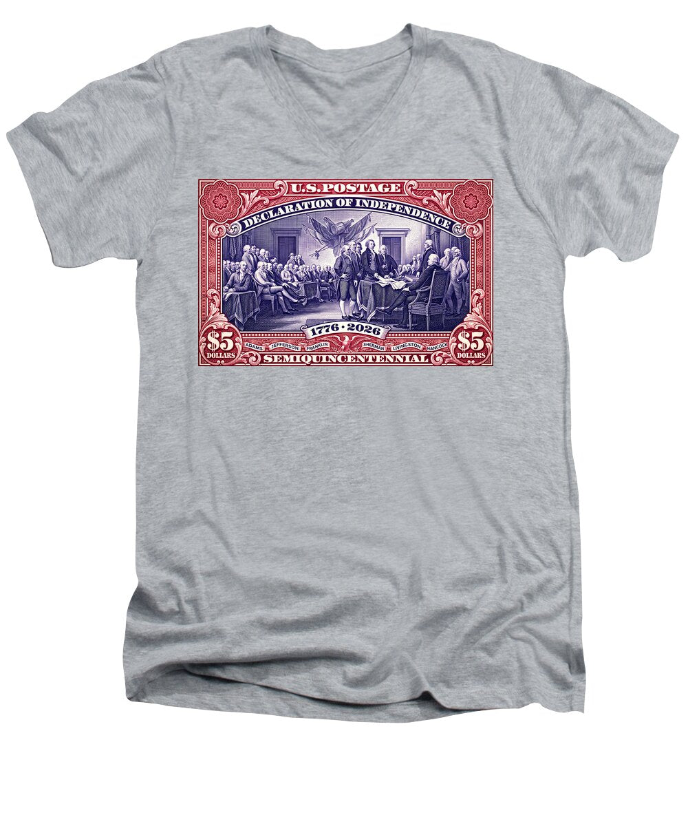 Declaration $5 2 - Men's V-Neck T-Shirt