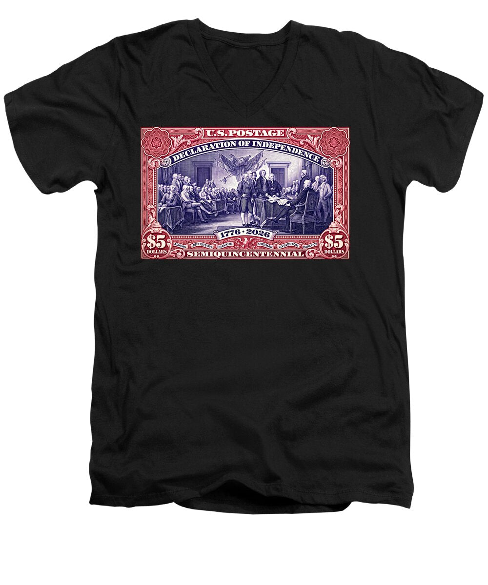 Declaration $5 2 - Men's V-Neck T-Shirt