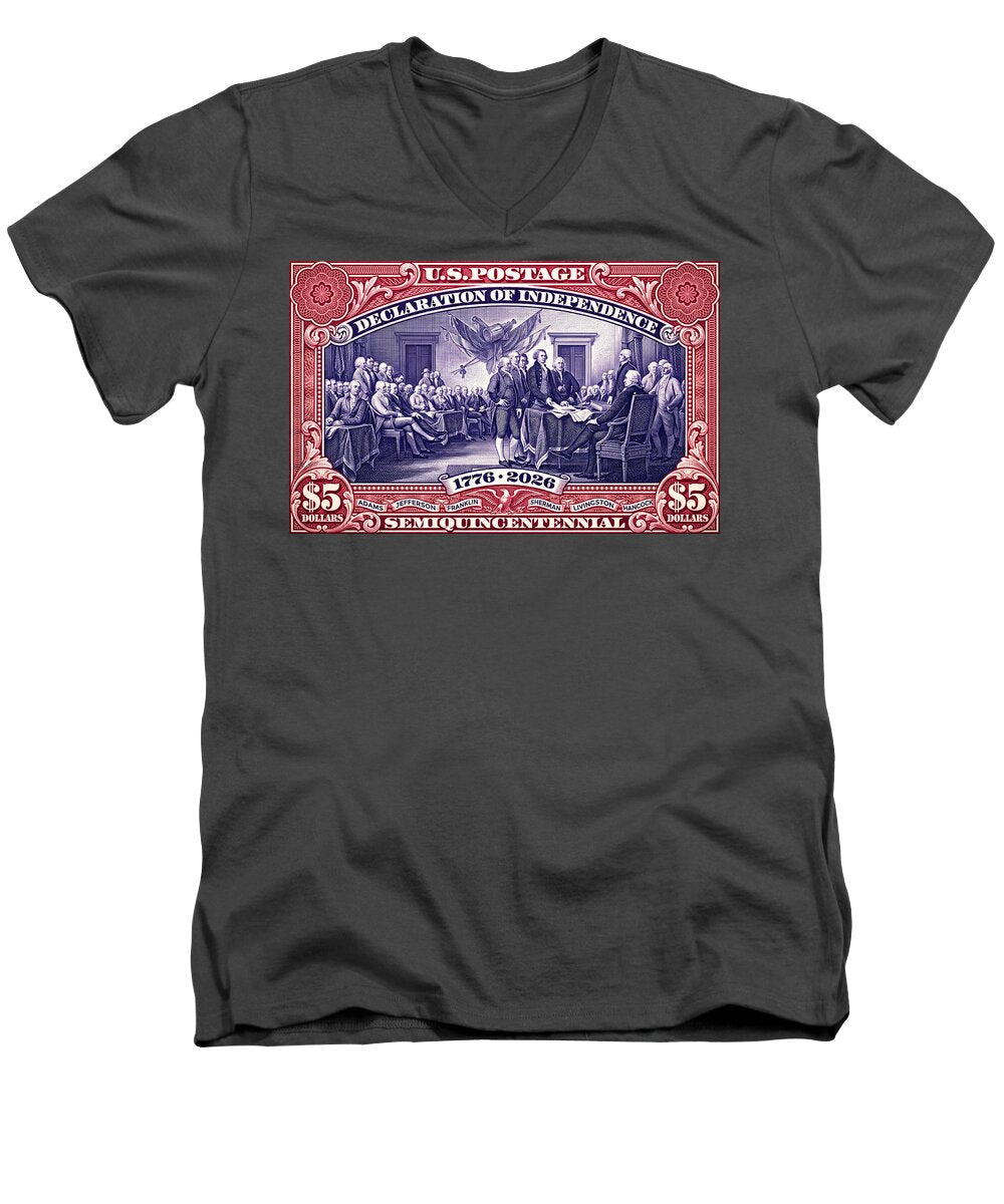 Declaration $5 2 - Men's V-Neck T-Shirt